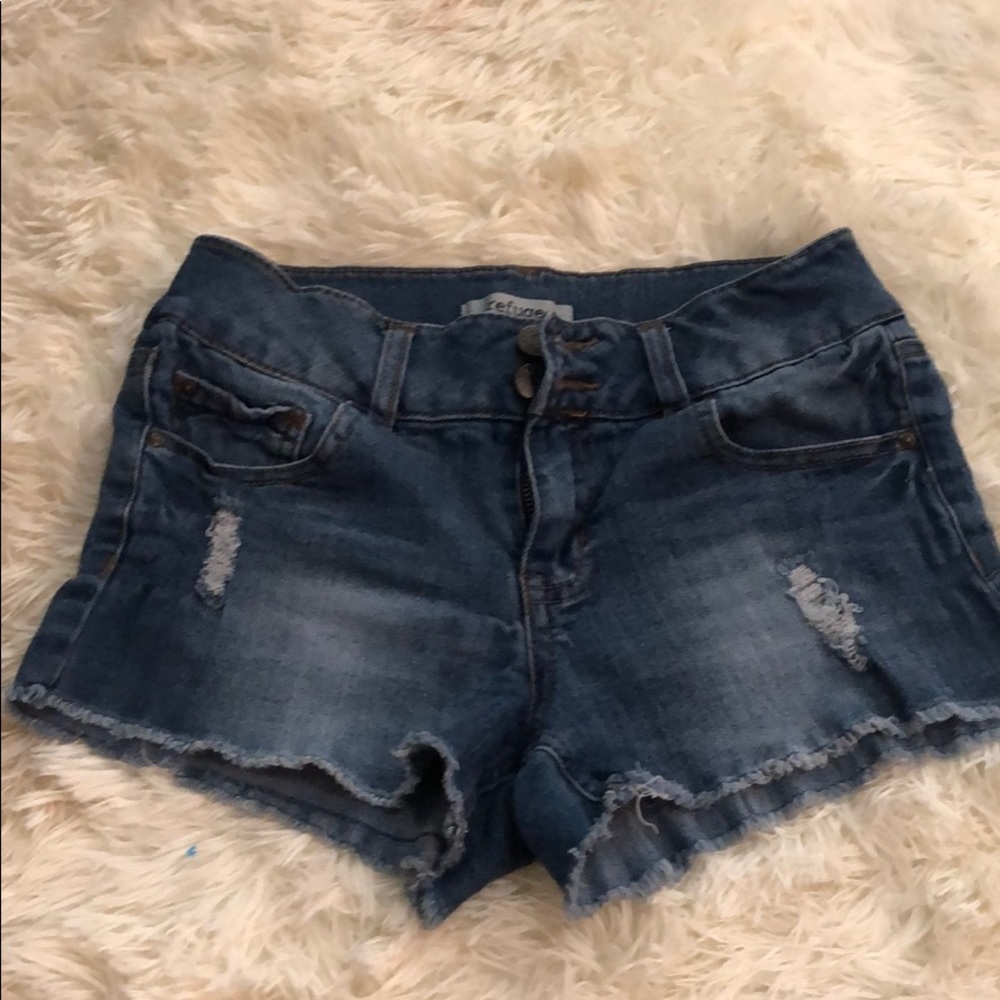 Refuge Blue Jean Shorts